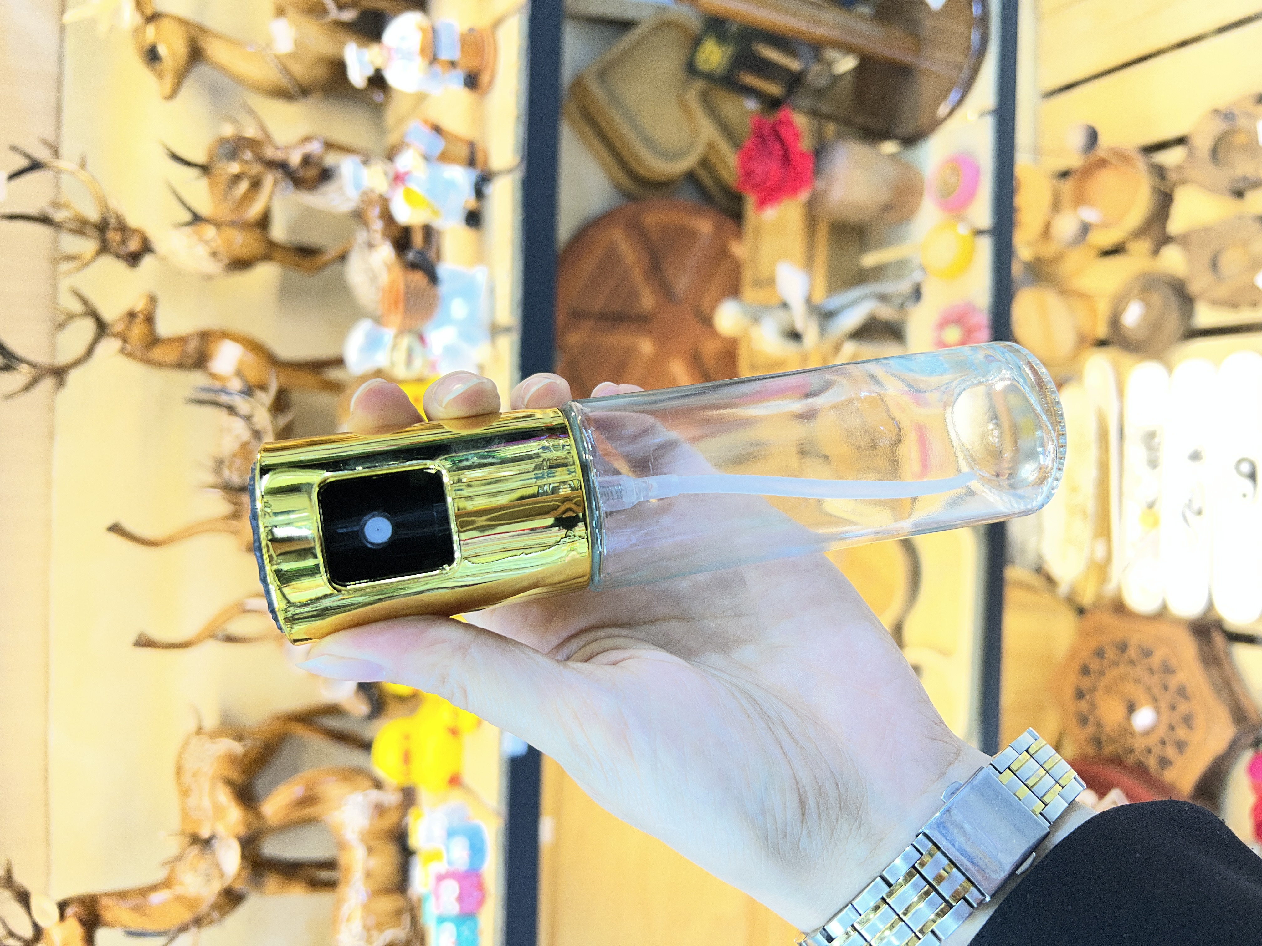 اسپری روغن طلایی